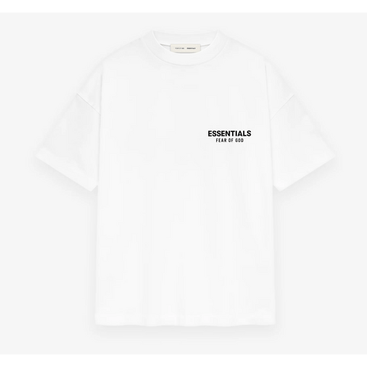 Fear of God Essentials Tee (Bright White) - Lucid Soles