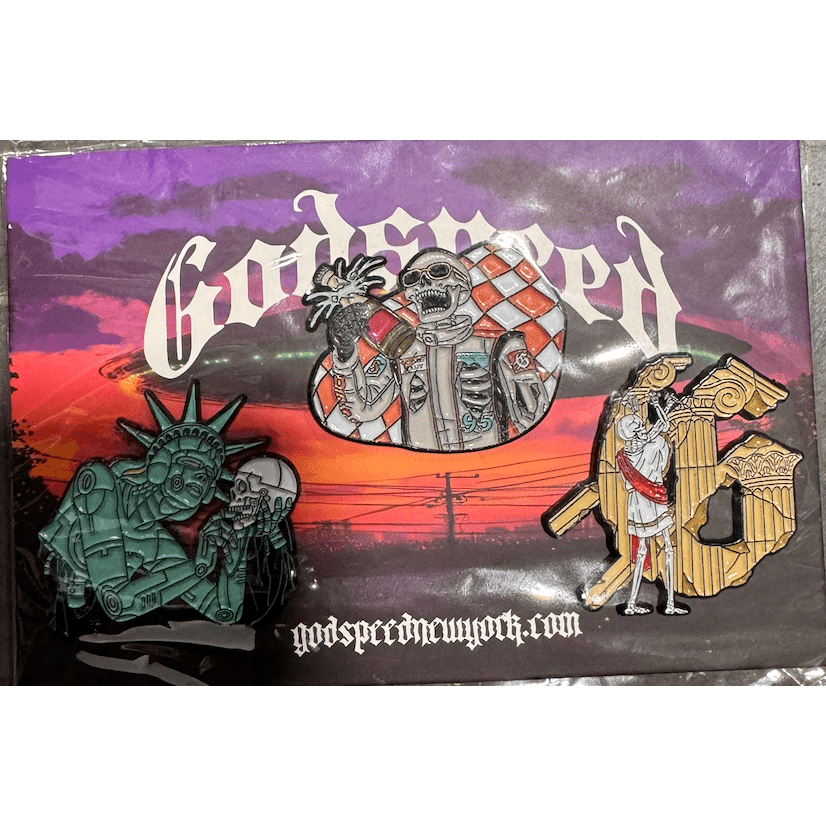 Godspeed NYC Pins - Lucid Soles