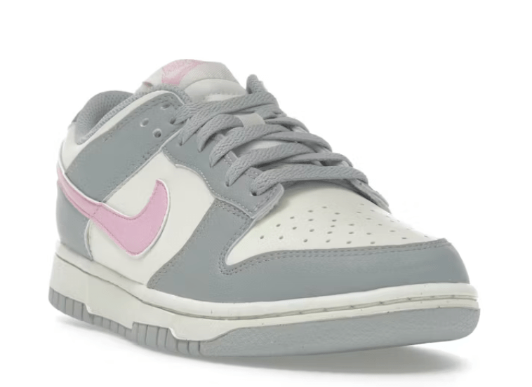 Nike Dunk Low Next Nature Light Smoke Grey Pink Rise (Women's) - Lucid Soles