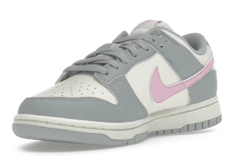 Nike Dunk Low Next Nature Light Smoke Grey Pink Rise (Women's) - Lucid Soles