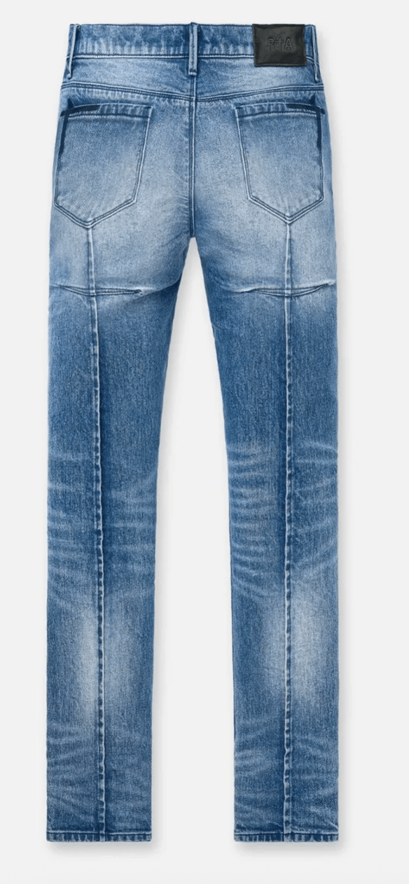 Clayton Skinny Jean Distressed Medium Wash (Blue) - Lucid Soles