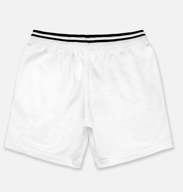 RTA Peyton Collegiate Shorts (White) - Lucid Soles