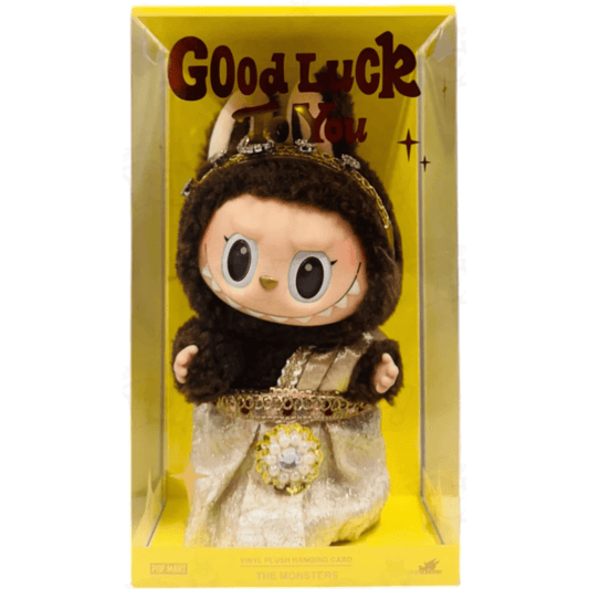 THE MONSTERS LABUBU GOOD LUCK TO YOU - Vinyl Plush Hanging Card - Lucid Soles