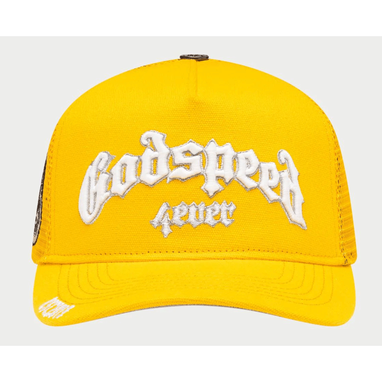 Godspeed Forever Trucker Hat (Yellow) - Lucid Soles