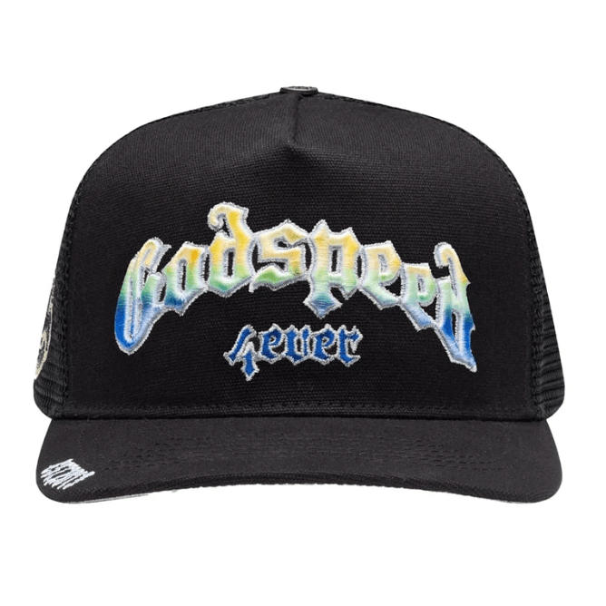 Godspeed Forever Trucker Gradient Hat (Blue Breeze) - Lucid Soles