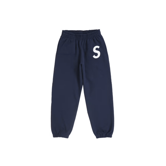Supreme S Logo Sweatpant (FW24) (Navy) - Lucid Soles