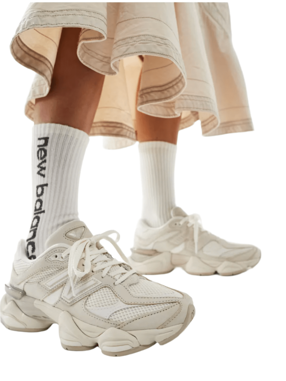 New Balance 9060 "BEIGE (RIBBON LACES)"(WOMEN) - Lucid Soles