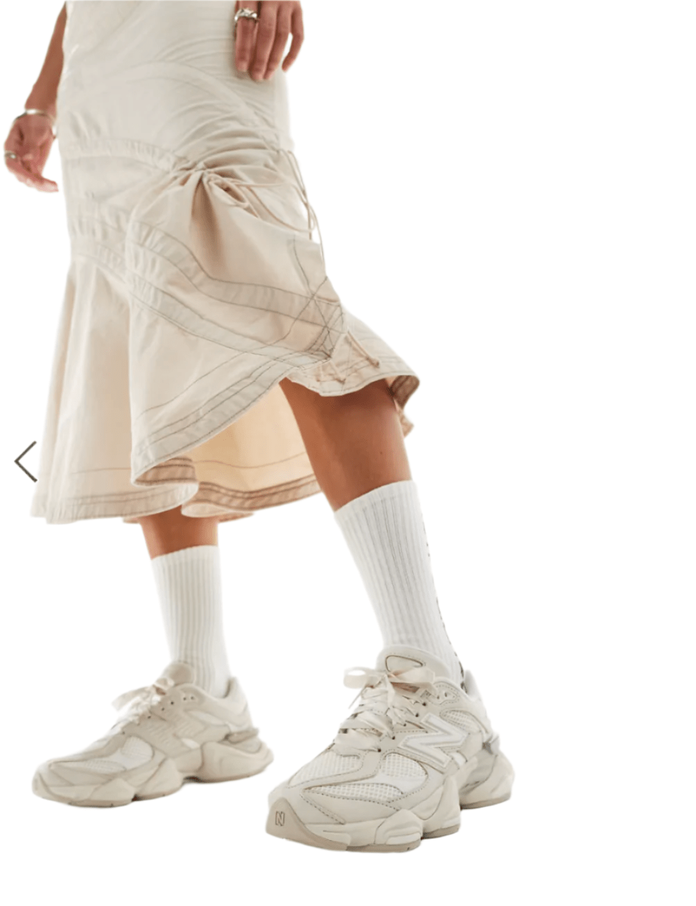 New Balance 9060 "BEIGE (RIBBON LACES)"(WOMEN) - Lucid Soles