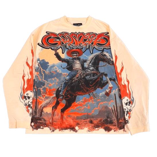 Godspeed Western Long - sleeve (Cream) - Lucid Soles