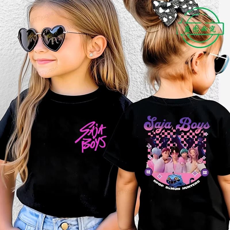 KPOP Demon Hunters Saja Boys Graphic T-Shirt - Lucid Soles