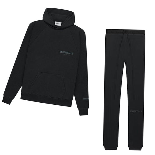 Fear of God Essentials Core Sweatsuit "Stretch Limo" (FULL SET) - Lucid Soles