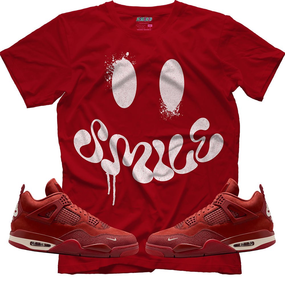 Smile (Air Jordan 4 Brick By Brick) T-Shirt - Lucid Soles