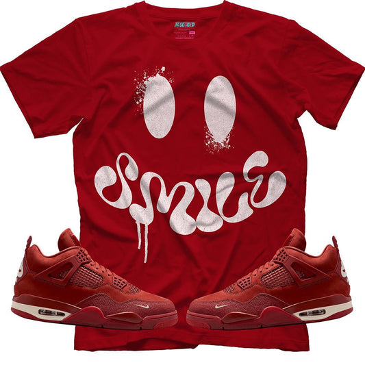 Smile (Air Jordan 4 Brick By Brick) T-Shirt - Lucid Soles