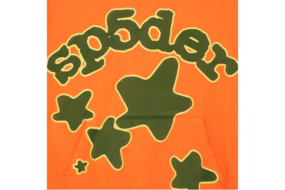 Sp5der Beluga Hoodie Orange LU