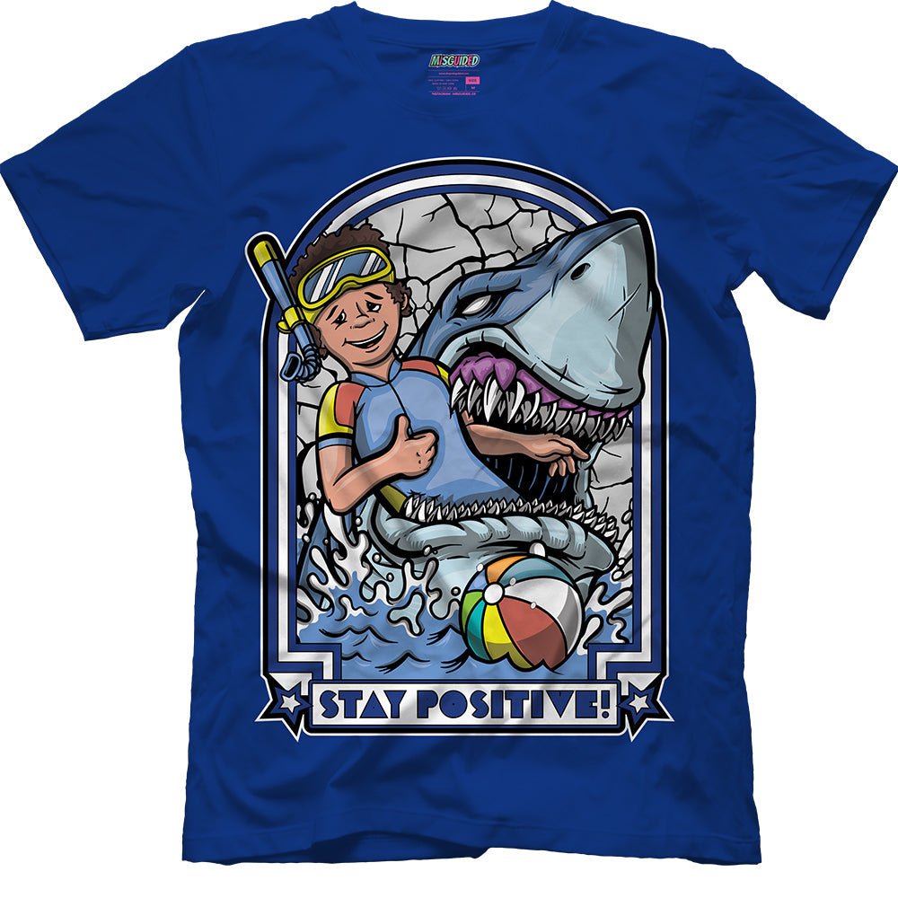 Stay Positive (Air Jordan 12 Blueberry) T-Shirt - Lucid Soles