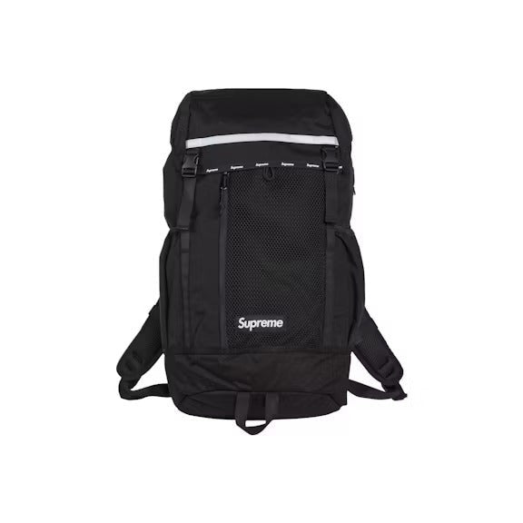 Supreme Logo Backpack (FW24) Black - Lucid Soles