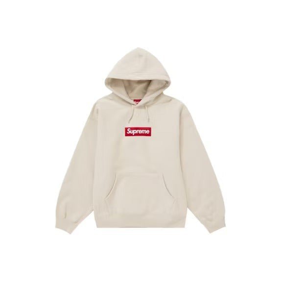 Supreme Box Logo Hooded Sweatshirt (FW24) Stone - Lucid Soles