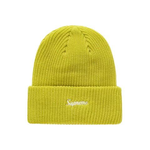 Supreme Loose Gauge Beanie (FW24) Lime - Lucid Soles