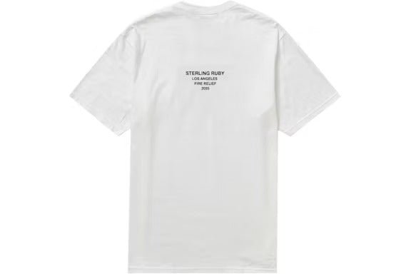 Supreme Los Angeles Fire Relief Box Logo Tee White - Lucid Soles