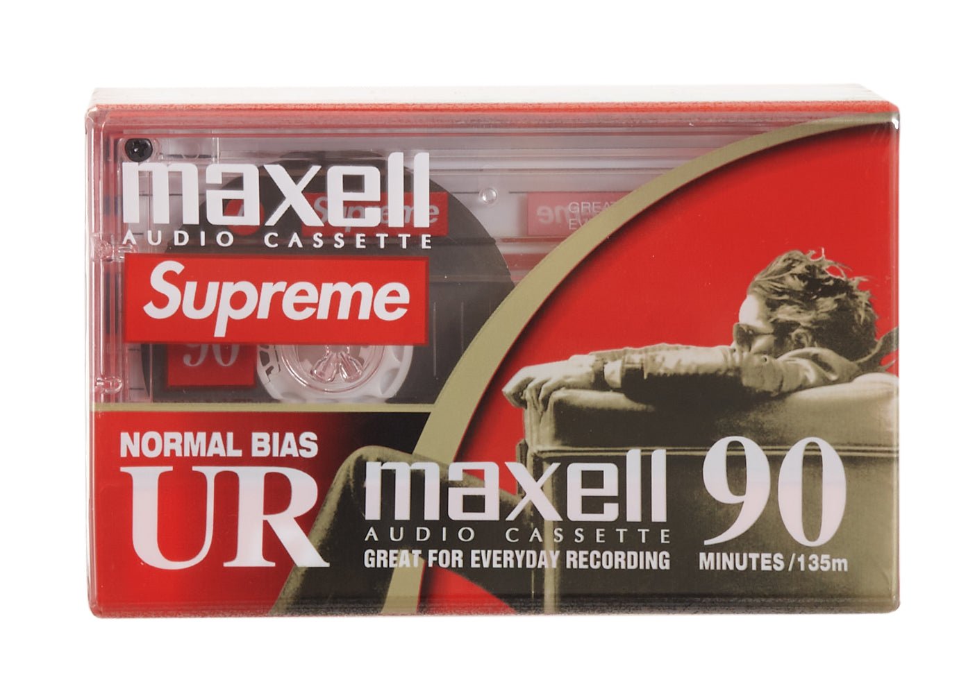 Supreme Maxell Cassette Tapes (5 Pack) Clear - Lucid Soles