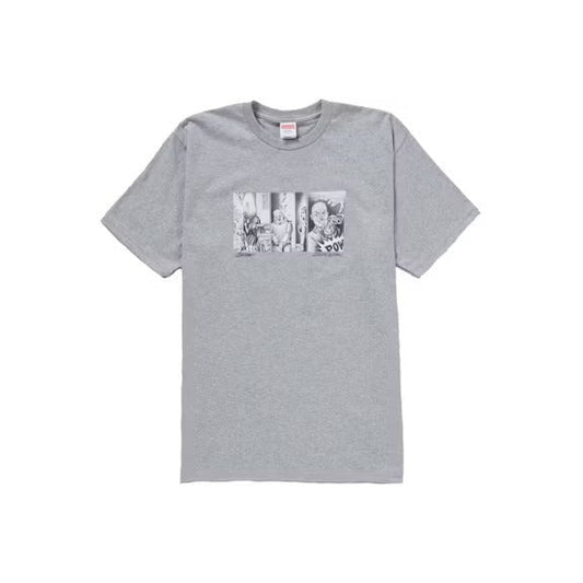 Supreme Mister Cartoon Pow Tee Heather Grey - Lucid Soles