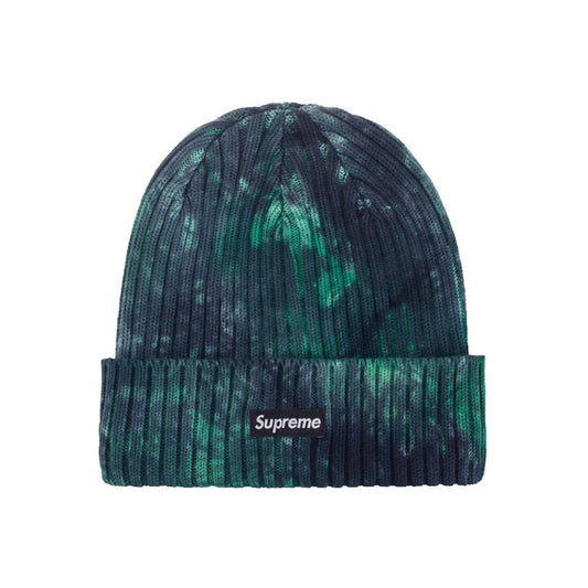 Supreme Overdyed Beanie (SS24) Splatter Green - Lucid Soles
