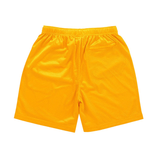 Supreme Small Box Baggy Mesh Short Gold - Lucid Soles