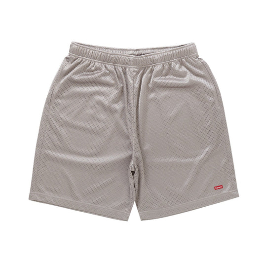 Supreme Small Box Baggy Mesh Short Grey - Lucid Soles