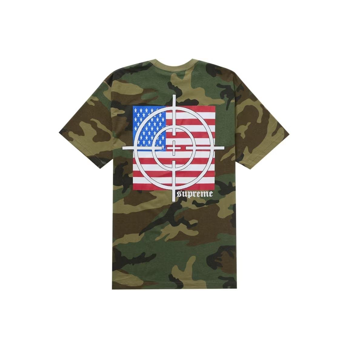 Supreme Target Tee Woodland Camo - Lucid Soles