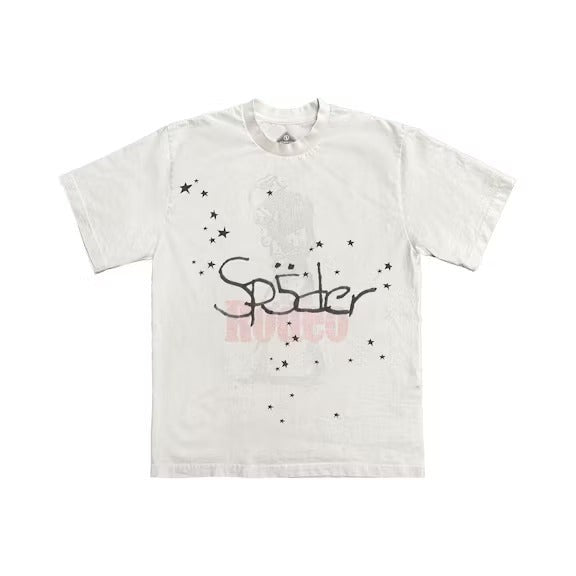 Travis Scott Cactus Jack x Sp5der Days Before Rodeo II Tee White - Lucid Soles