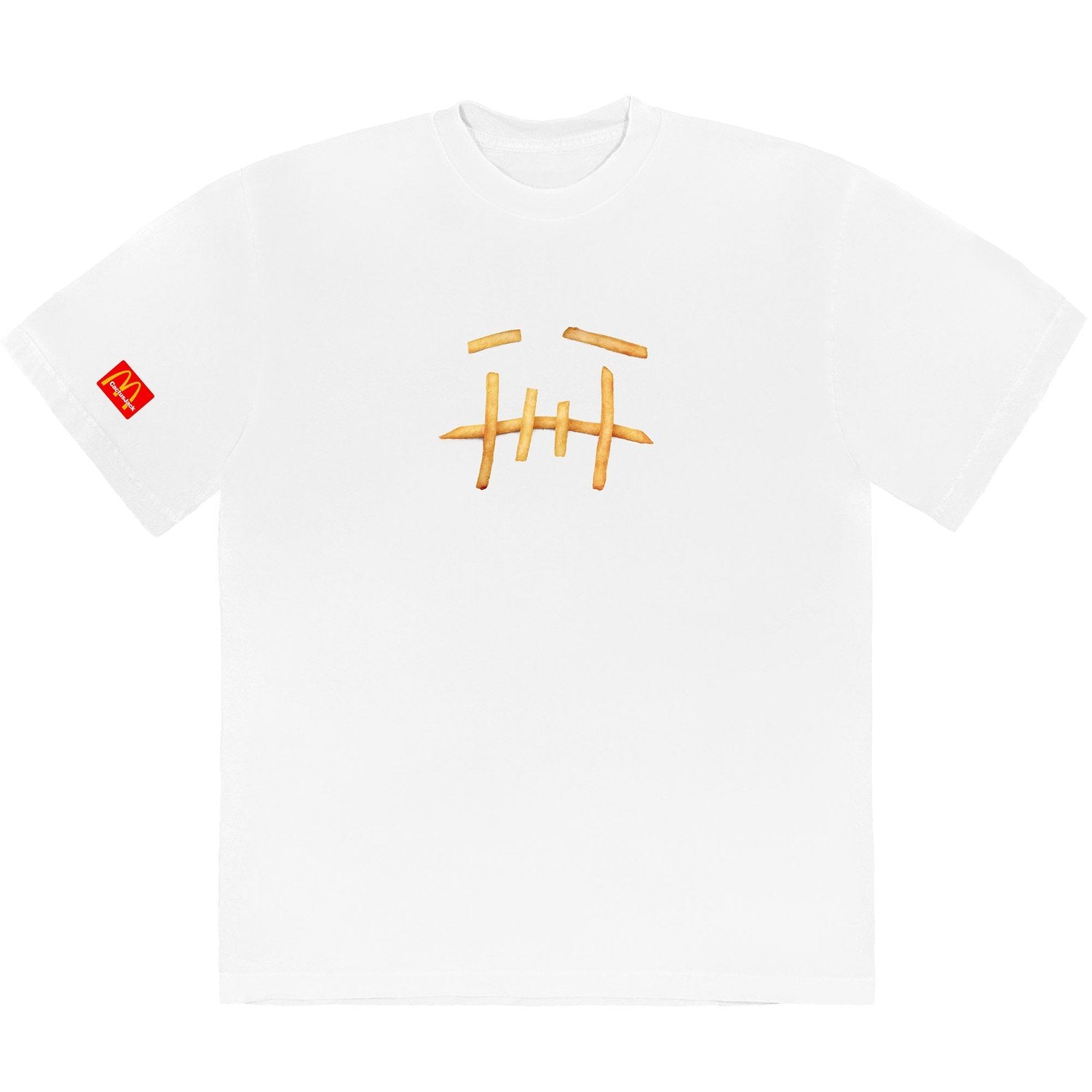 Travis Scott x McDonald's Fry T-shirt White - Lucid Soles