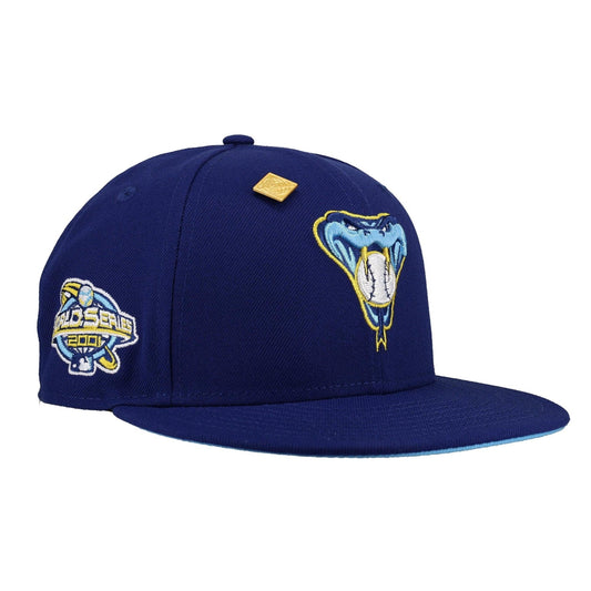 Arizona Diamondbacks Royal Ice Collection 2001 World Series 59Fifty Fitted Hat - Lucid Soles