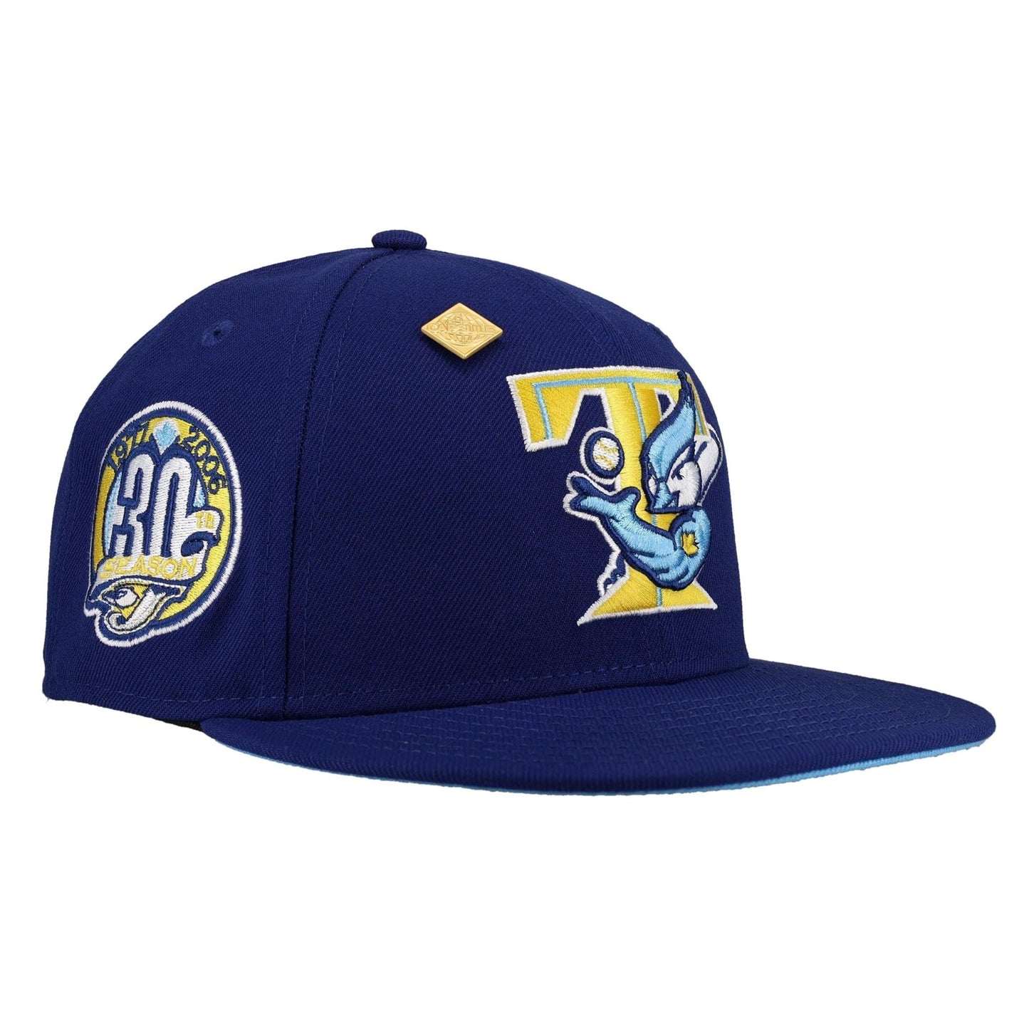 Toronto Blue Jays Royal Ice Collection 30th Season 59Fifty Fitted Hat - Lucid Soles