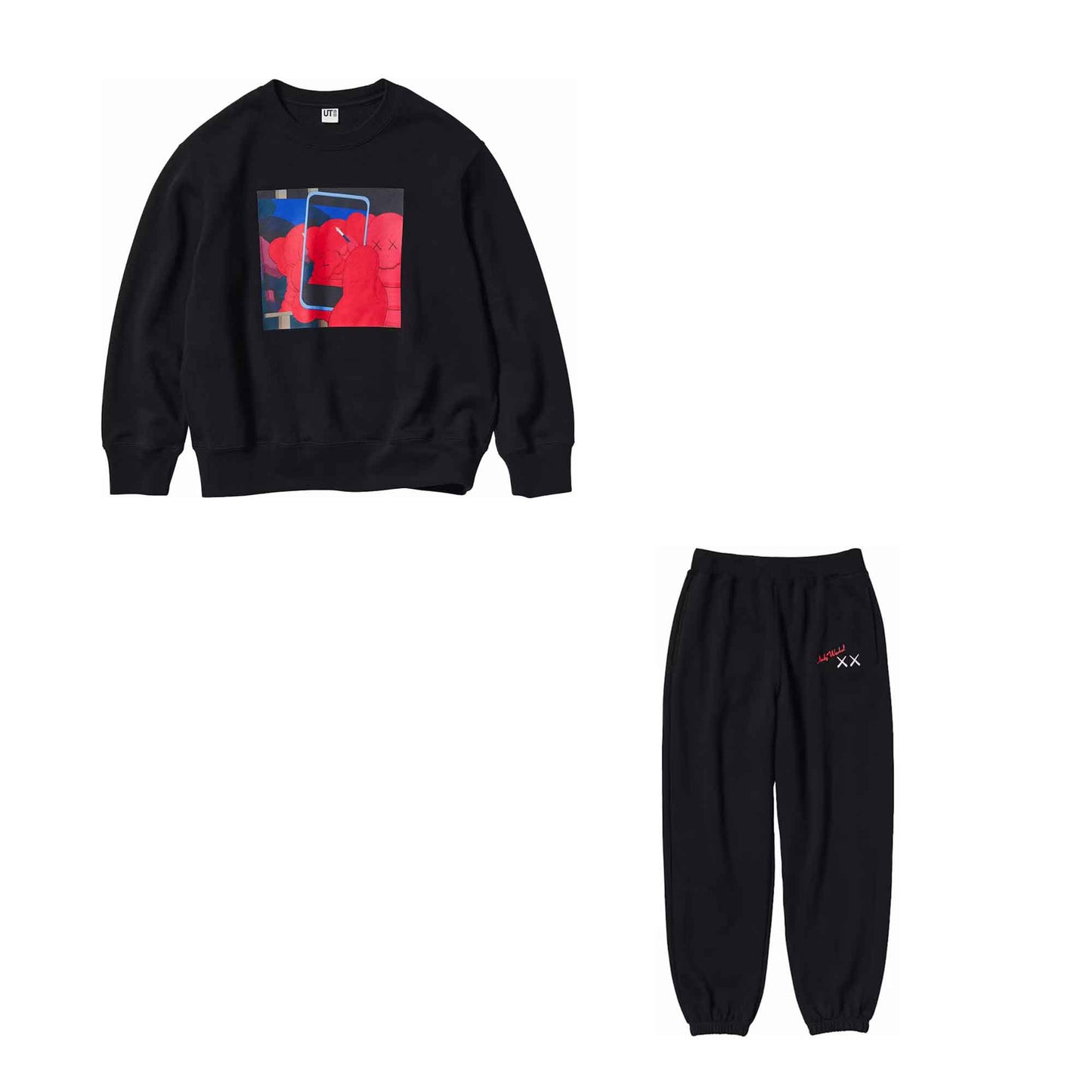 KAWS x Uniqlo Warhol Mens Graphic Sweatshirt (Full Set) - Lucid Soles
