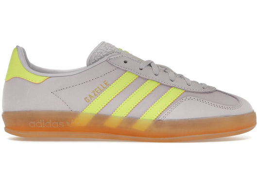 Adidas Gazelle Indoor (Silver Dawn Solar Yellow)