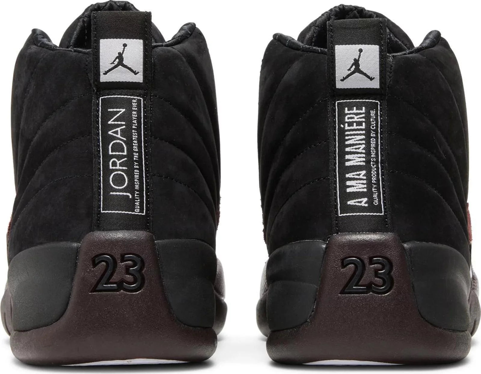 Air Jordan 12 Retro SP A Ma Maniére Black (W) - Lucid Soles