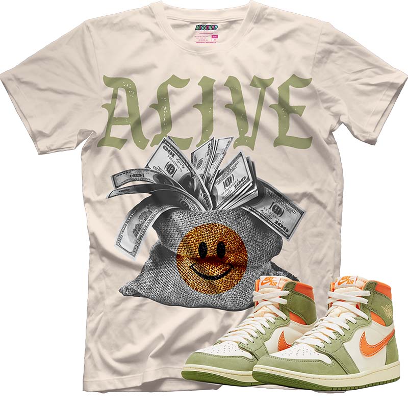 Alive (AIR JORDAN 1 HIGH OG CRAFT “CELADON”) T-Shirt - Lucid Soles