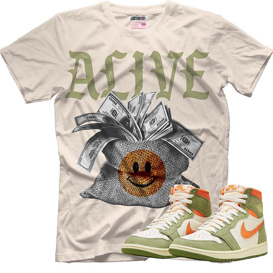 Alive (AIR JORDAN 1 HIGH OG CRAFT “CELADON”) T-Shirt - Lucid Soles