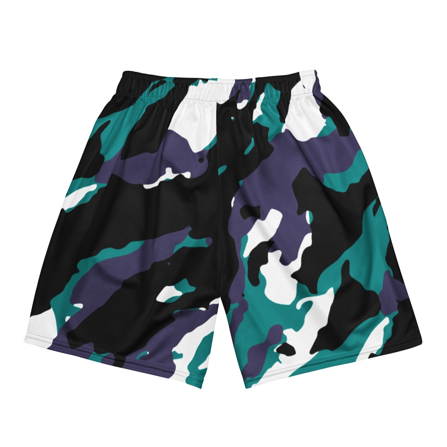 Misguided Camo (Air Jordan 5 Grape) Mesh Shorts - Lucid Soles
