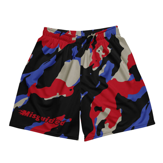 Misguided Camo (Air Jordan 4 Rare Air) Mesh Shorts - Lucid Soles