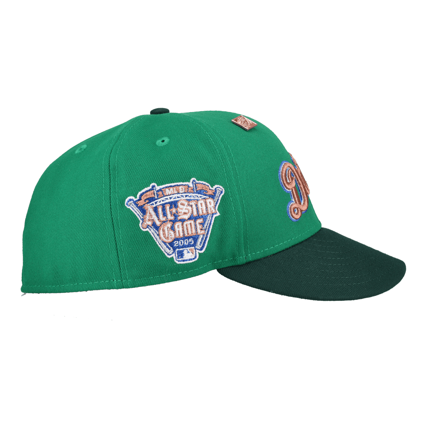 Detroit Tigers Green 2005 All Star Game Patch 59Fifty Fitted Hat - Lucid Soles