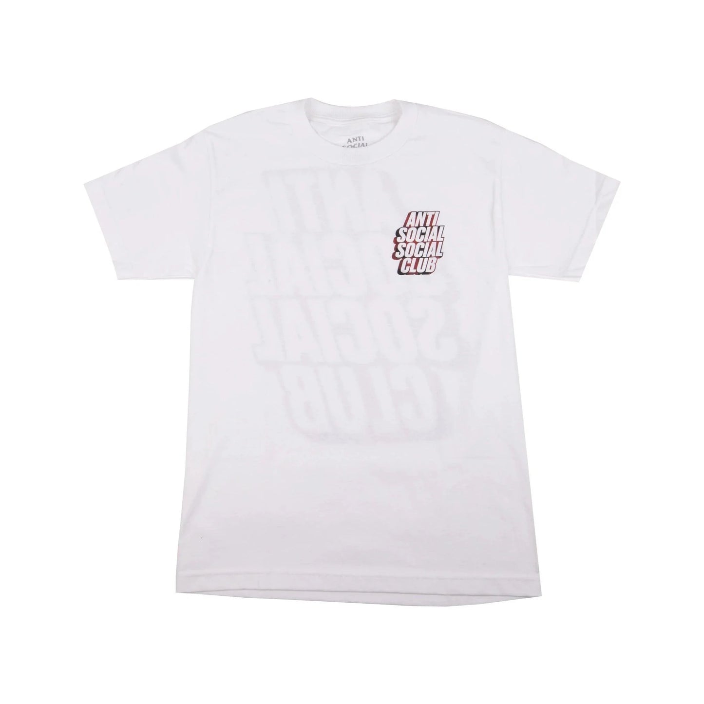 Anti Social Social Club Plaid Red Tee (White)