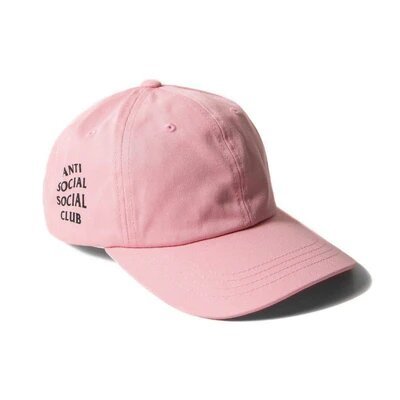 Anti Social Social Club Weird Cap (FW19) Pink - Lucid Soles