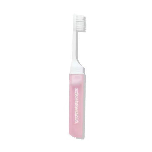 Anti Social Social Club Morning After Travel Toothbrush (Pink) - Lucid Soles