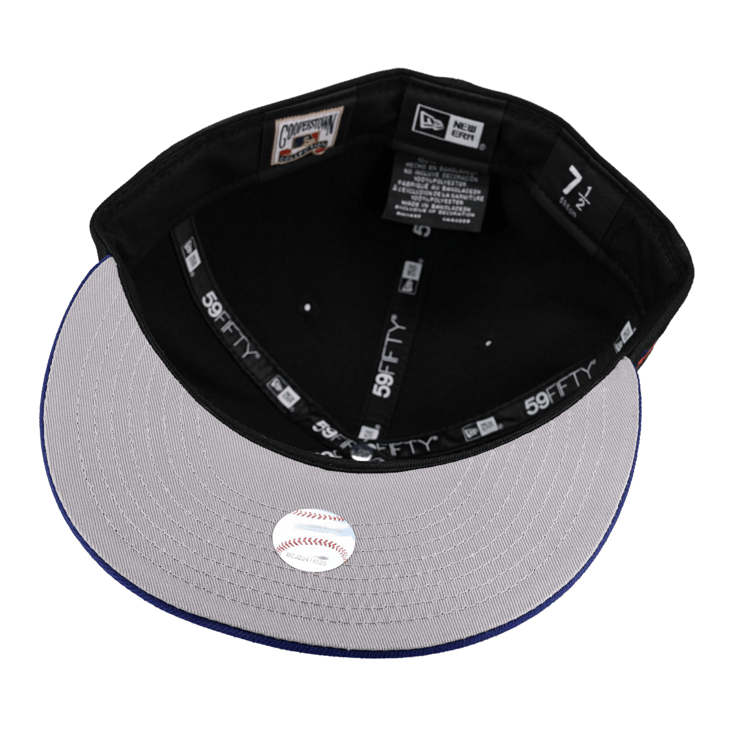 Houston Astros 25th Silver Anniversary Patch Black 59Fifty Fitted Hat - Lucid Soles