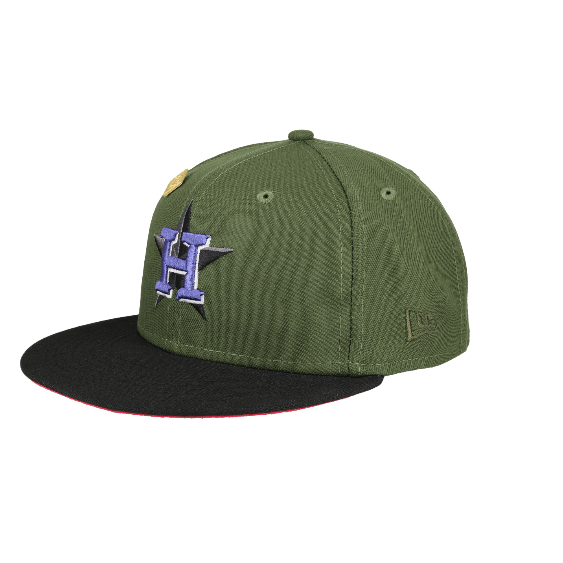 Houston Astros 45th Anniversary Patch Fitted Hat - Lucid Soles