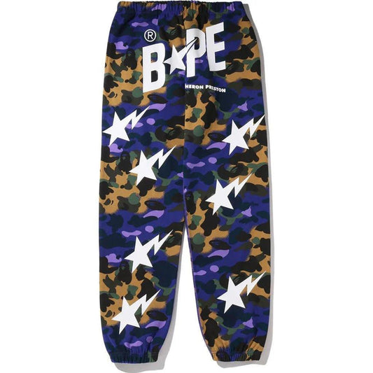 Bape x Heron Preston Mix 1st Camo Sweat Pants - Lucid Soles