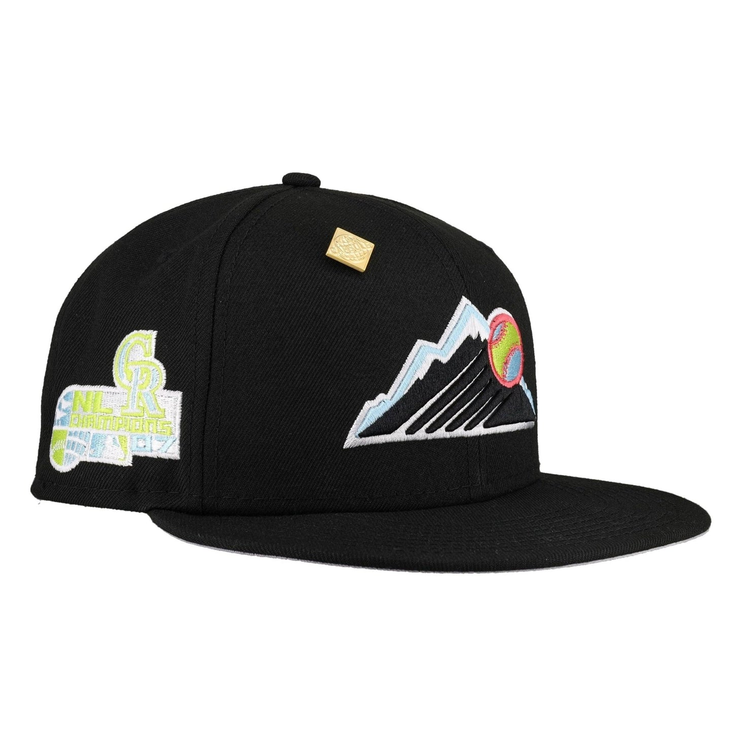 Colorado Rockies Multi - Color Pack 2007 Champions 59Fifty Fitted Hat - Lucid Soles