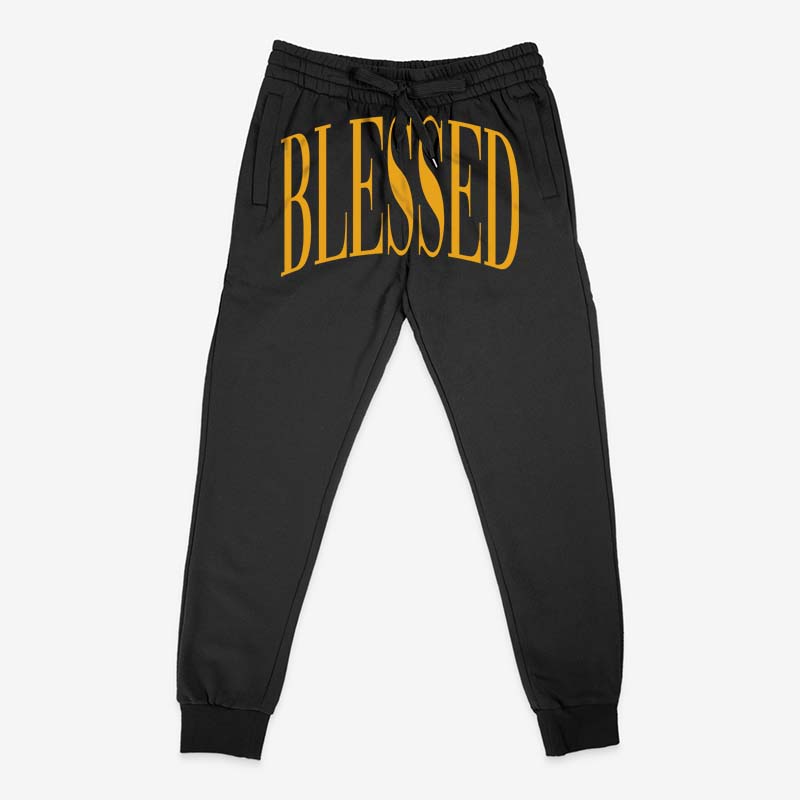 Blessed (Air Jordan 1 Retro High OG 'Yellow Ochre) Joggers - Lucid Soles