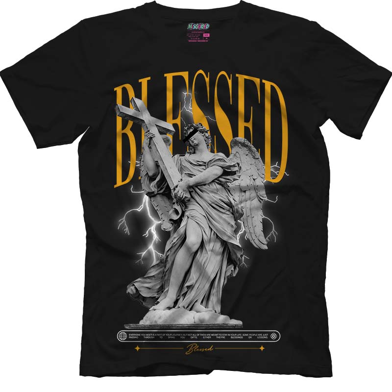 Blessed (Air Jordan 1 Retro High OG 'Yellow Ochre') T-Shirt - Lucid Soles